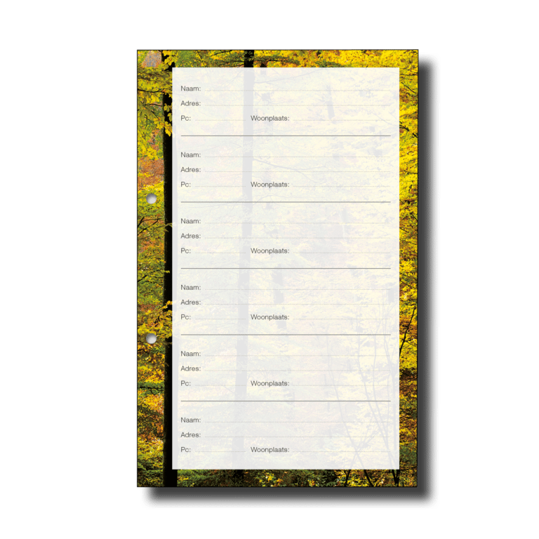 Condoleance vellen luxe - Bos (50 vel)